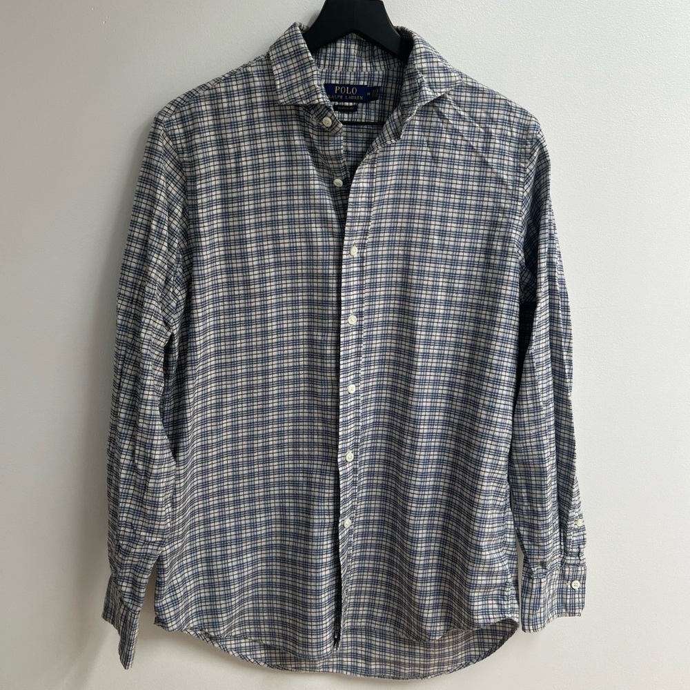 Polo Ralph Lauren Men's Blue Plaid Shirt